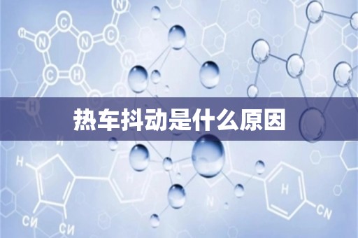 热车抖动是什么原因